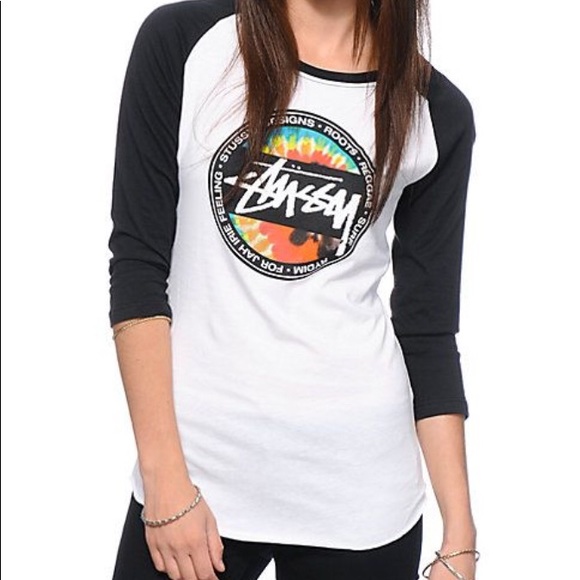 stussy baseball tee
